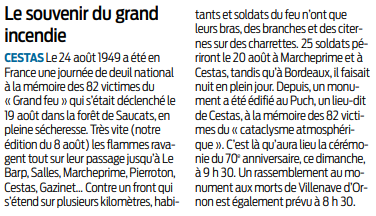 2019 08 24 SO Souvenir du grand incendie