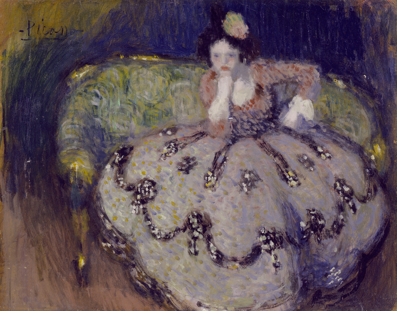 Spanish Lady in Crinoline, 1901, Pablo Picasso, MIN 1772