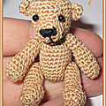 Mini ours au crochet et <b>Legolas</b>