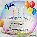 joyeux anniversaire à Dylan (15 ans)