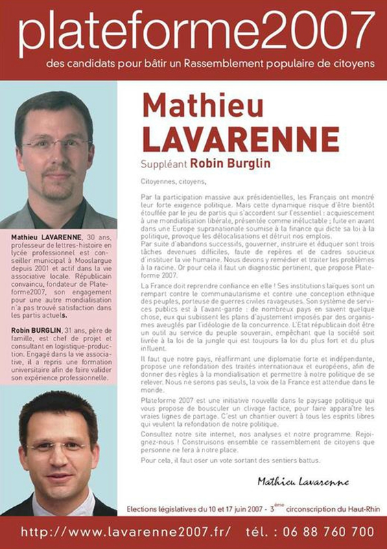 tract-officiel-plateforme 2007 Mathieu Lavarenne