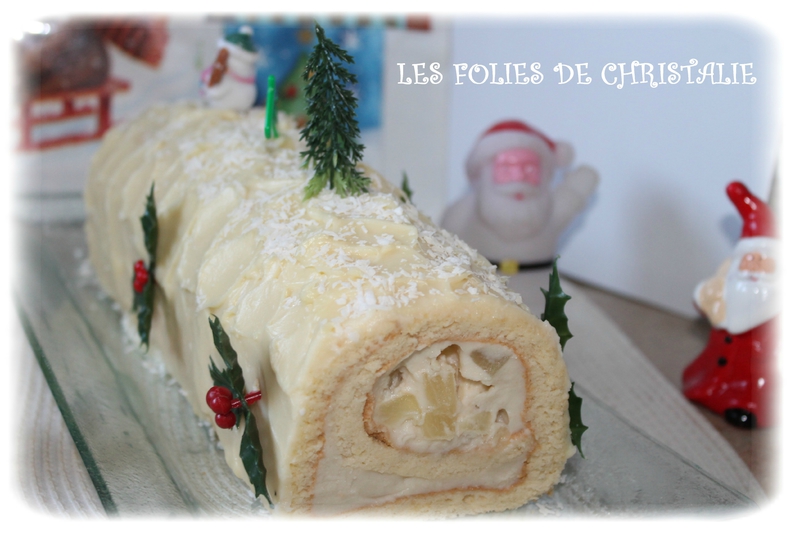 Bûche ananas 22