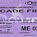 <b>Arcade</b> <b>Fire</b> - Lundi 19 Mars 2007 - Olympia (Paris)