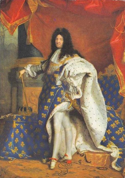 CPM Louis XIV par Hyacinthe Rigaud