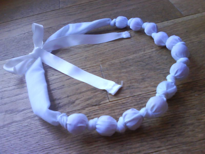 Collier en tissu
