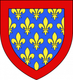 Écu aux armes d'Anjou ancien (image commons.wikimedia.org)