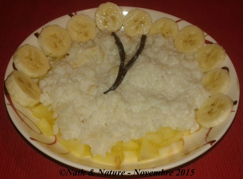 Riz au lait vanille-pomme-banane 2