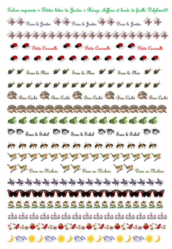 petites bêtes des jardins