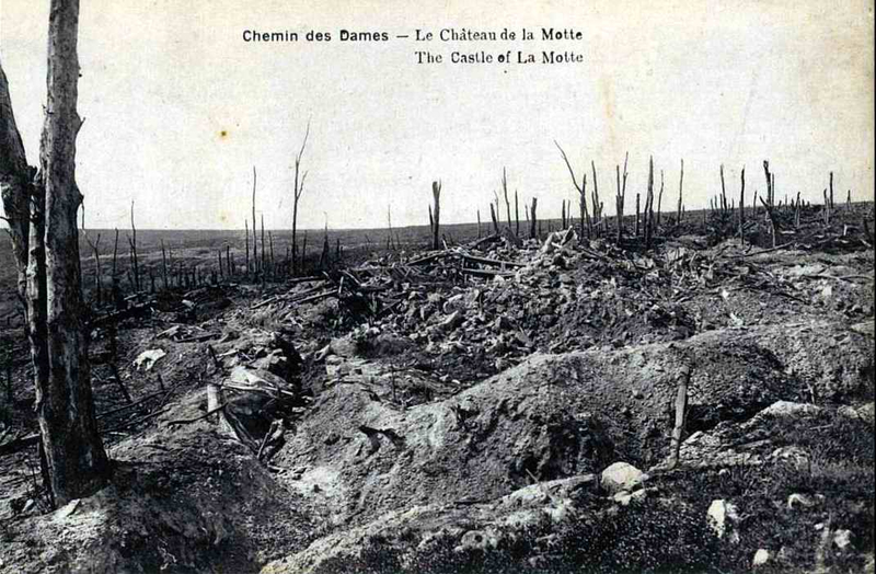 Chemin des Dames Château de la Motte