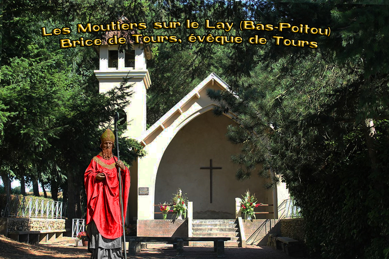 Les Moutiers sur le Lay (Bas-Poitou) - Brice de Tours, évêque de Tours