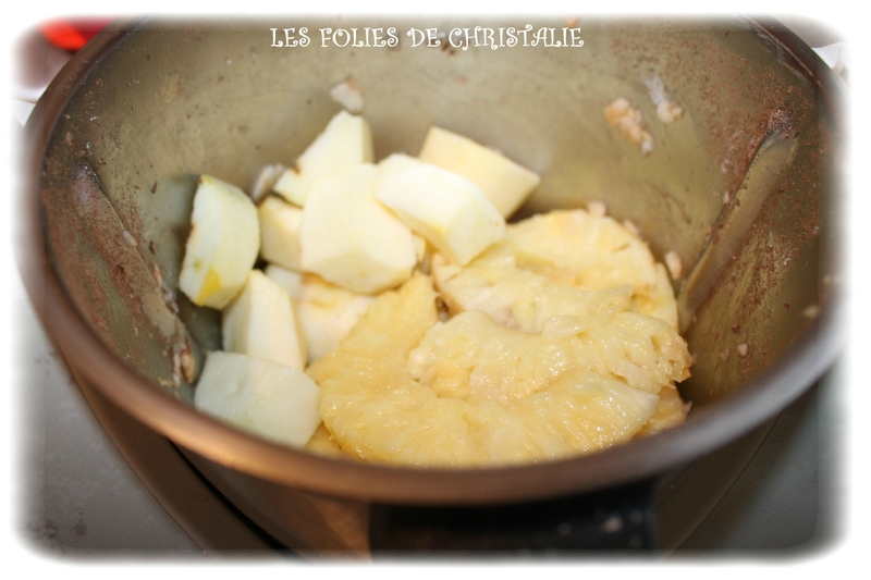 Compote pommes ananas 1