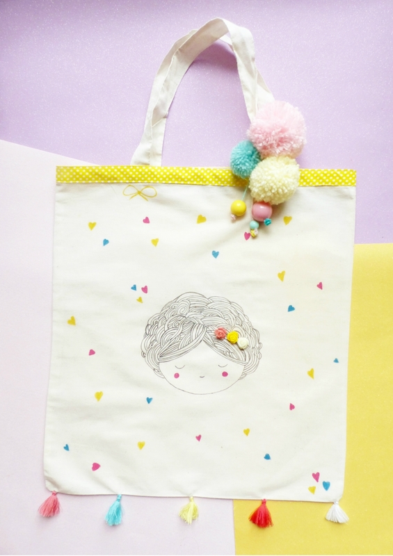 01-customisation tote-bag-printemps-diy