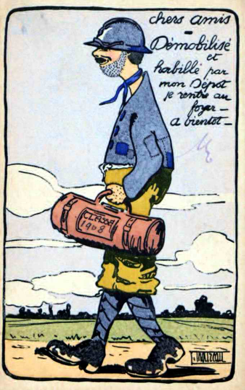 Poilu démobilisé