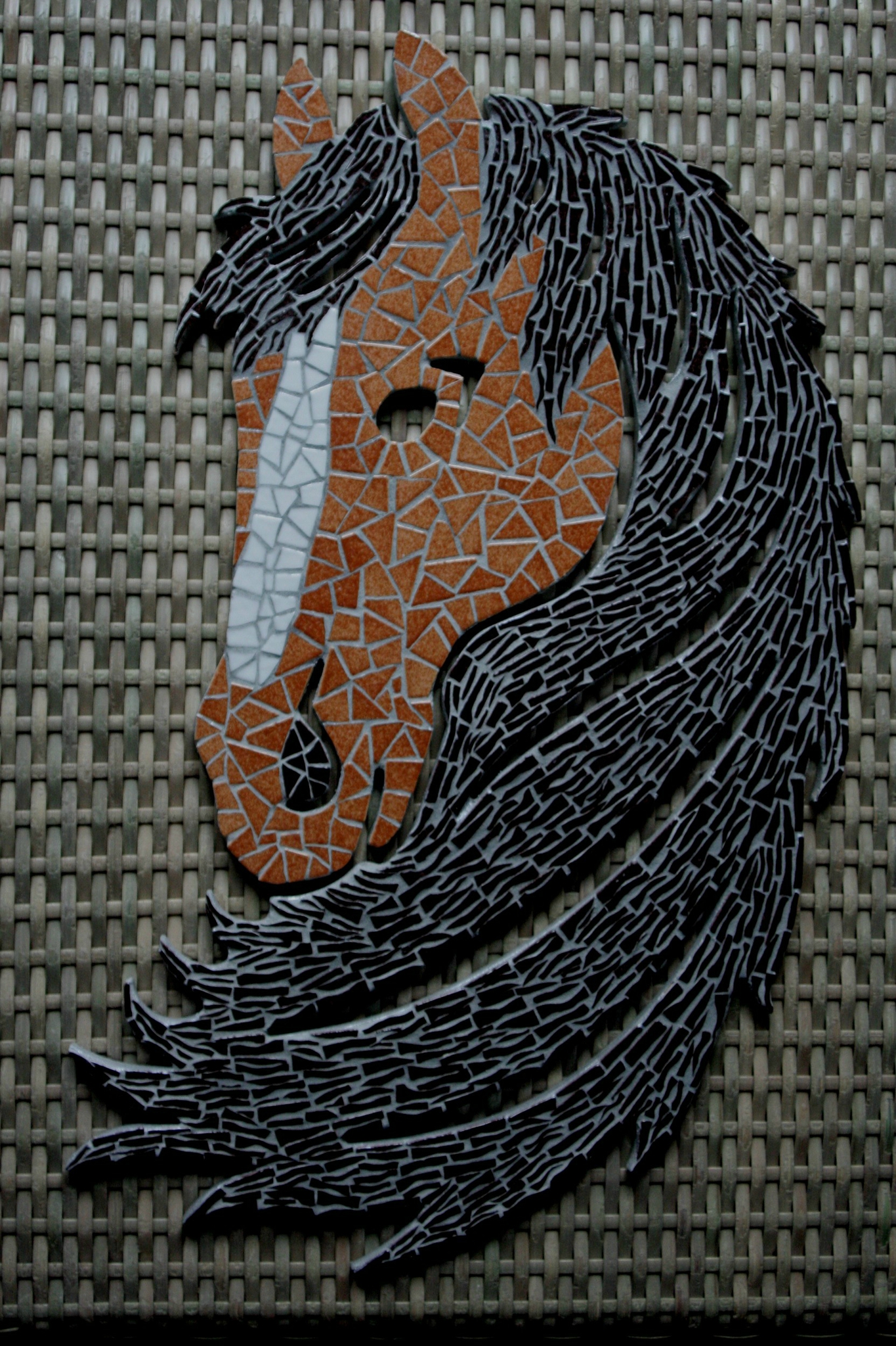 cheval mosaique