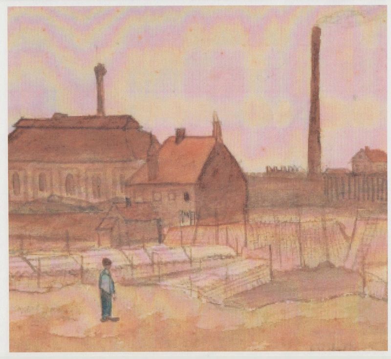 Aquarelle Van Gogh Flénu 3 - original detail