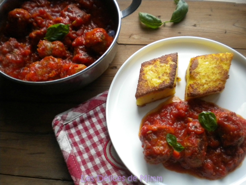 Ragù de saucisses italiennes et polenta grillée au parmesan 6