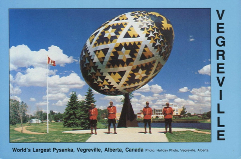 CPM Vegreville Alberta Canada Plus gros Pysanka