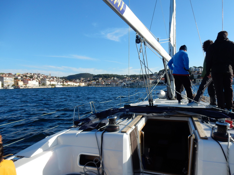 Mali-Losinj, peu avant d'accoster au quai, mercredi 28 octobre 2020