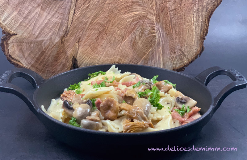 Farfalle à la forestière
