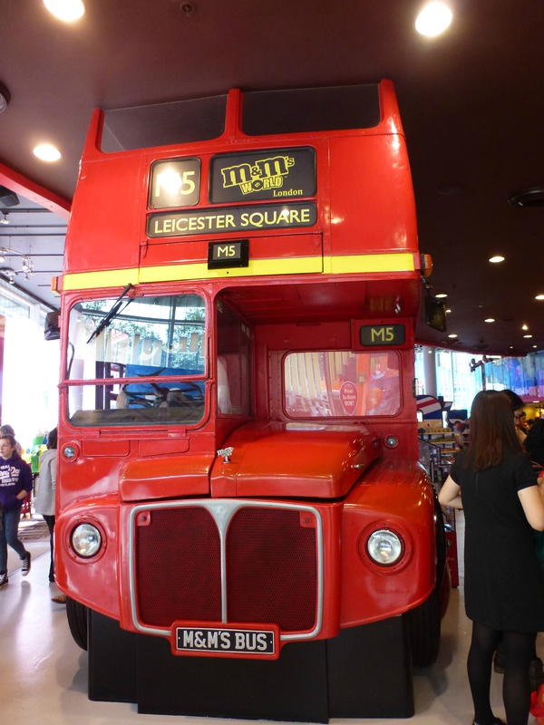 3 Londres Bus M&M's