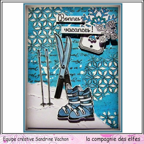 Carte BONNES VACANCES neige DT LCDE (1)