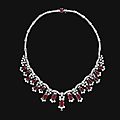 Ruby and diamond necklace, <b>circa</b> <b>1960</b>