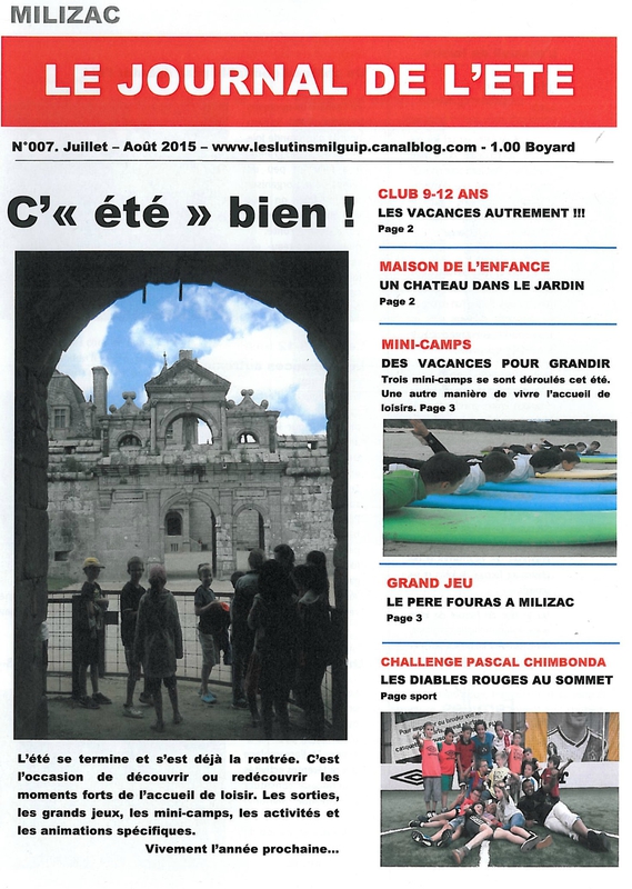 Le journal de l'été - Page 1