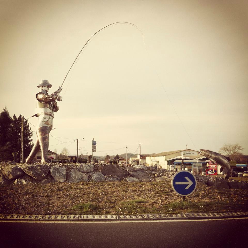 Navarrenx, rond-point (64)