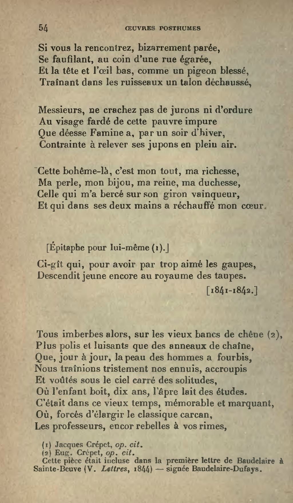 3145 - Sarah - Reggiani (1967), Moustaki (1974), Je nai pas pour  maîtresse une lionne illustre - Baudelaire (1908) - Les Caves du Majestic