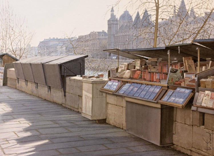 Thierry Duval les-bouquinistes-et-la-conciergerie