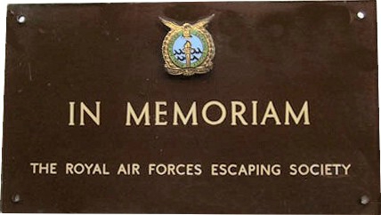 PLAQUE ROYAL AIR FORCE ESCAPING SOCIETY