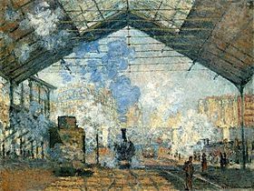 La Gare Saint Lazare Claude Monet