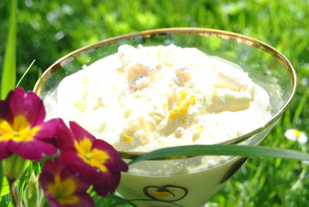 Coupe glacée façon tarte citron meringuée recettes Tarte mousse citron, basilic et meringue craquante...