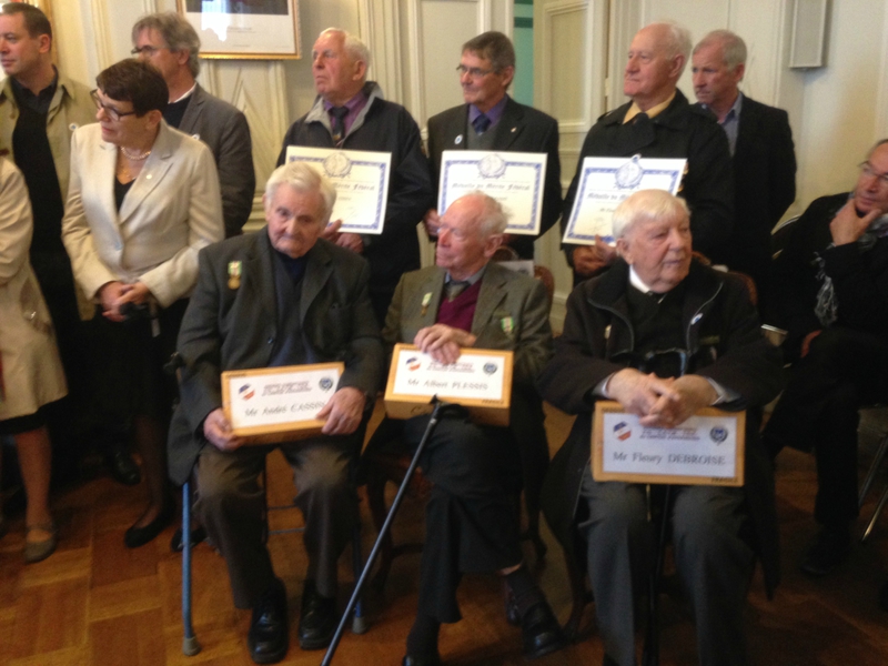 cérémonie 8 mai 1945 2015 Avranches anciens combattants prisonniers de guerre