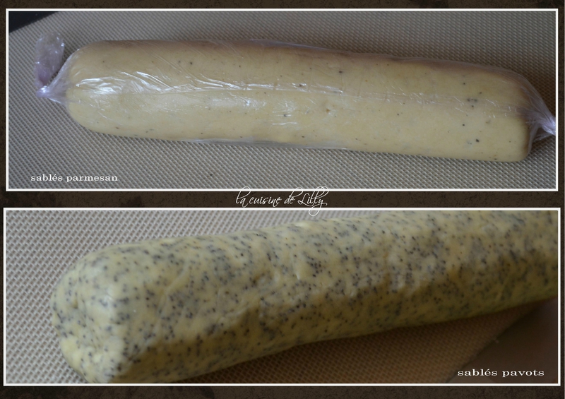 sablés parmesan-pavots