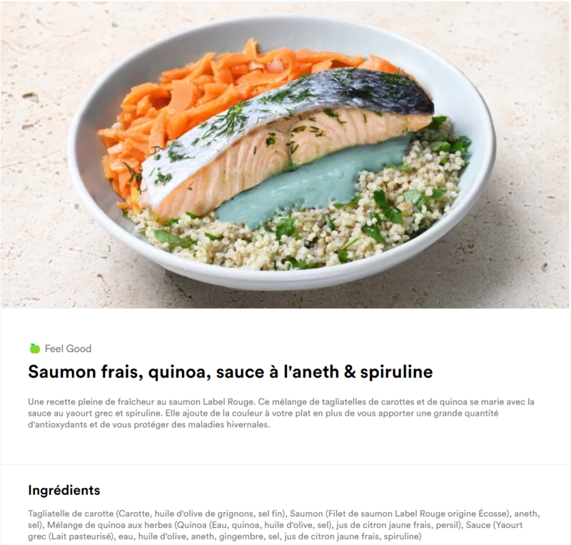 Saumon Spiruline