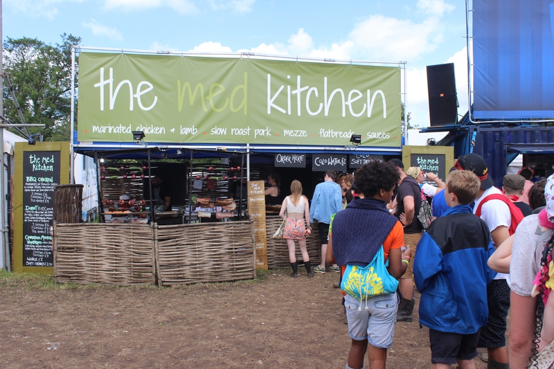 Glastonbury festival John Peel Stage Med Kitchen Events West Holts stage