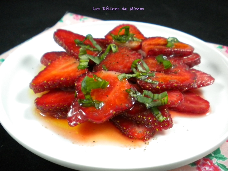 Carpaccio de fraises tout simple 4