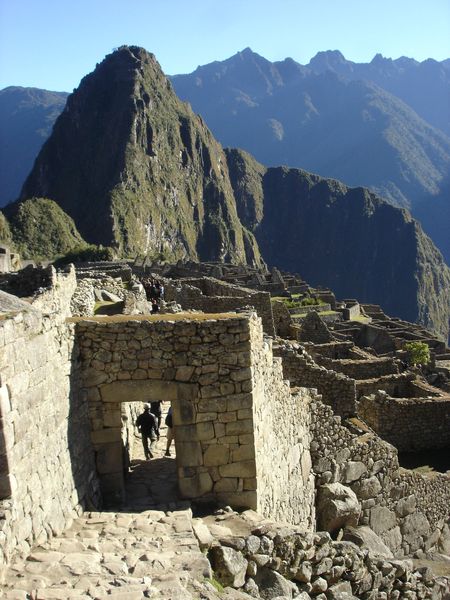 Porte principale de la cité perdue des incas