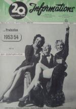 1954 20th CENTURY FOX INFORMATIONS - April 1954 - Switzerland