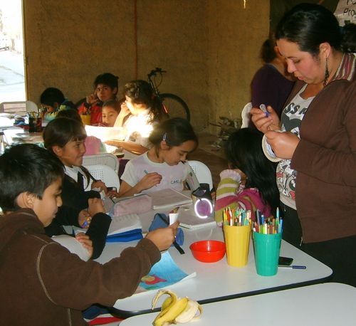 La tía Claudia voluntaria, dirigente scout. SFamilia