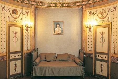 petit Hotel de Bourdienne, Boiseries peintes, décor à l'antique