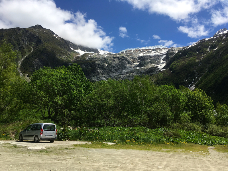 Spot du soir, au pied du glacier de Tour