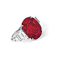 A Superb Ruby and Diamond Ring, Mounted By <b>Raymond</b> <b>Yard</b>