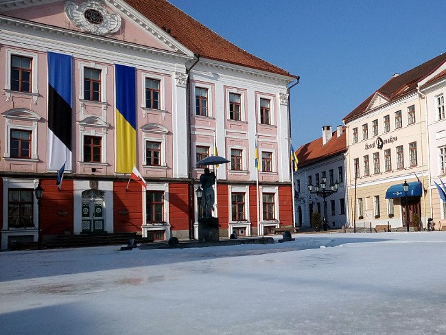 Hôtel de Ville, Tartu, Estonie