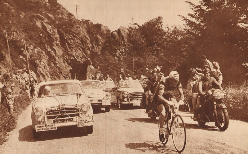 Tour 1961 Josef Plankaert Miroir Sprint