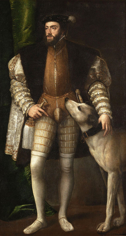 13:7 Charles Quint et son chien, Jacob Seisenegger, 1532-1533