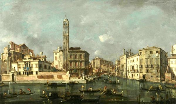 Guardi Le Grand Canal avec leglise San geremia