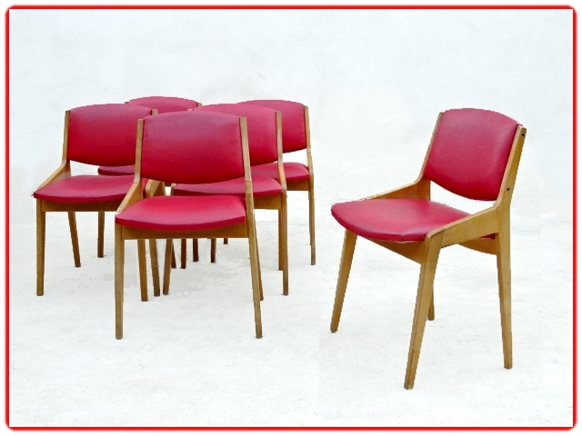 Chaises vintage SAM demi siècle 1950