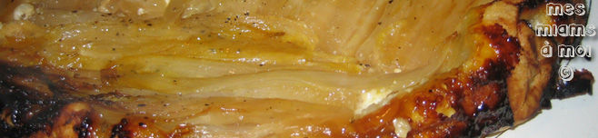 Tatin d'endives au fromage de chèvre